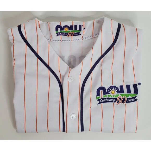 Now Foods Celebrating 50 Years Baseball Jersey Shirt Unisex M Medium - Picture 9 of 9